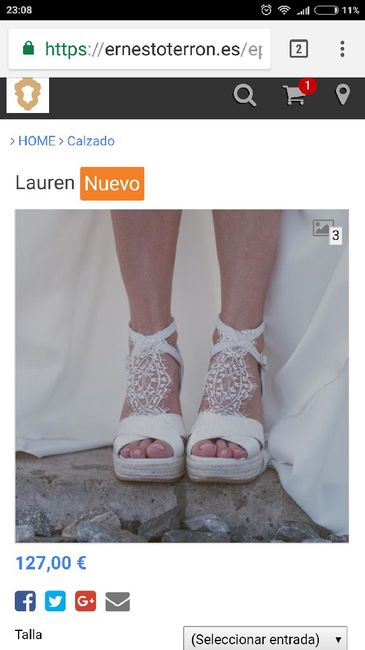  Esparteñas o alpargatas para novia. Si o No? - 1