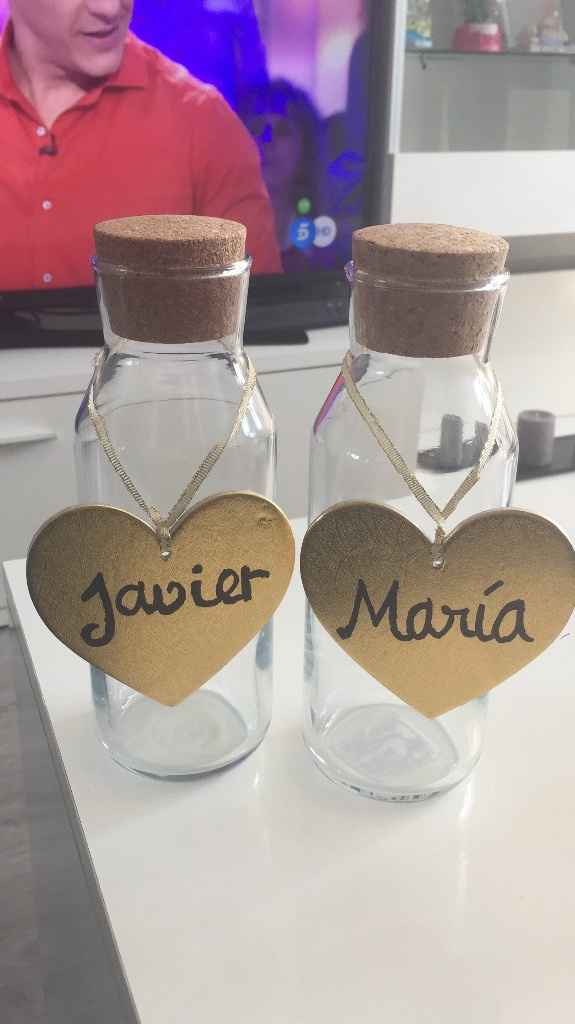 botellas con nombre
