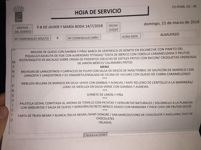  Fecha prueba menú! - 1
