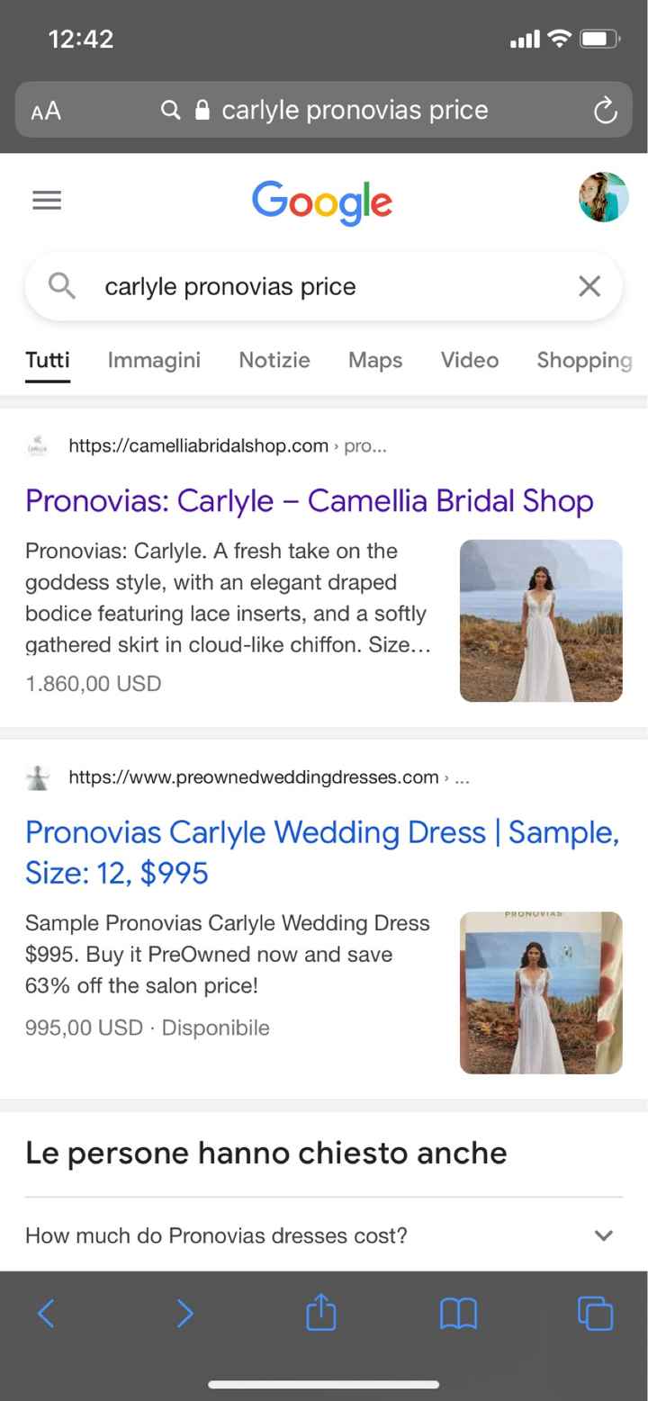 Precio vestidos pronovias - 1