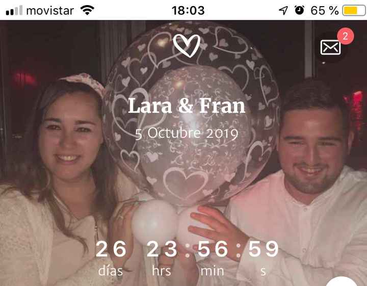 ¿Cuántos días, horas, minutos y segundos faltan para el gran día? 😍 - 1