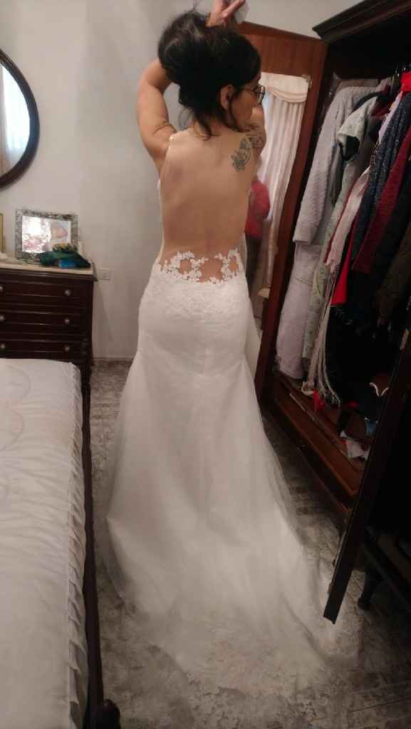 Al final vestido de novia por Internet - 1