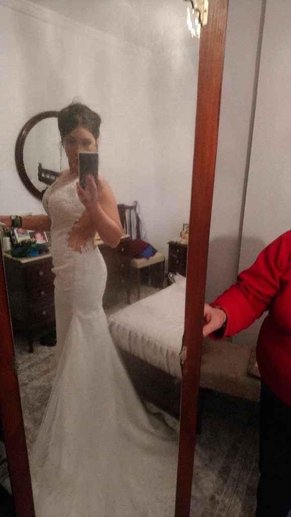 Al final vestido de novia por Internet - 2