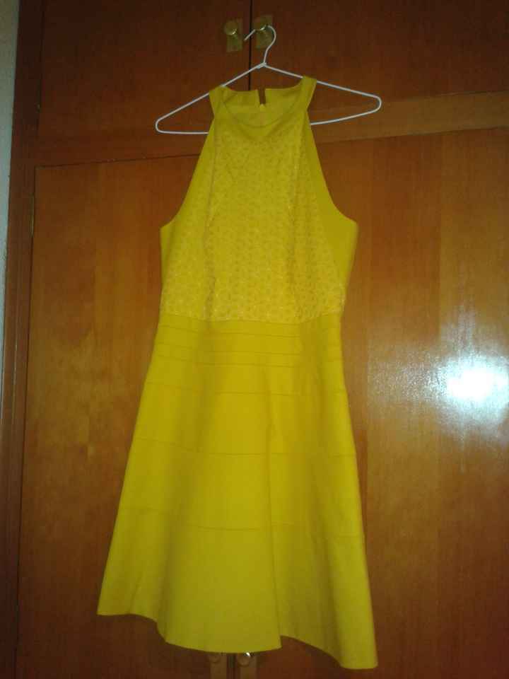 Mi vestido para dar la noticia!!