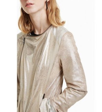 Chaqueta metalizada