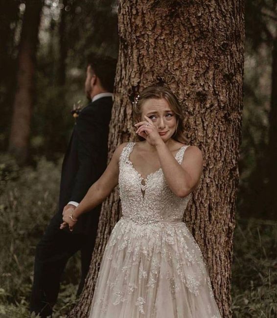 Novios Emocionados en el First Look. 15