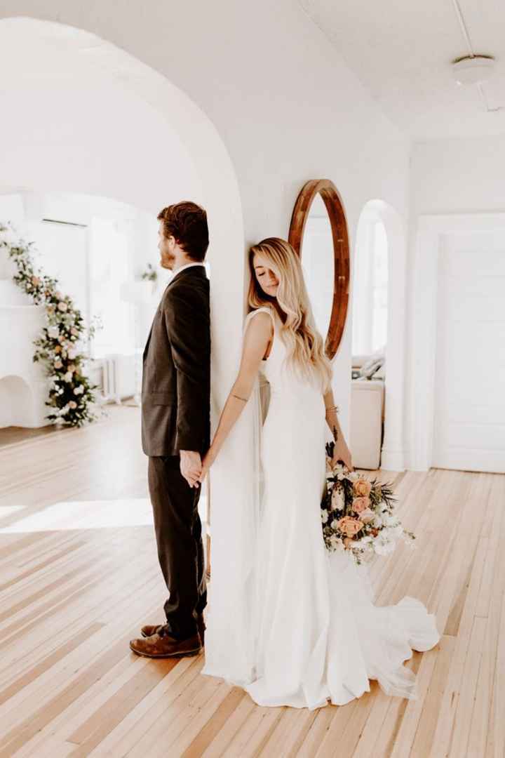 Novios Emocionados en el First Look. - 1