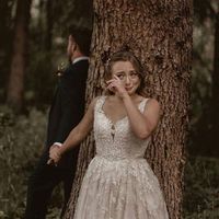 Novios Emocionados en el First Look. - 2