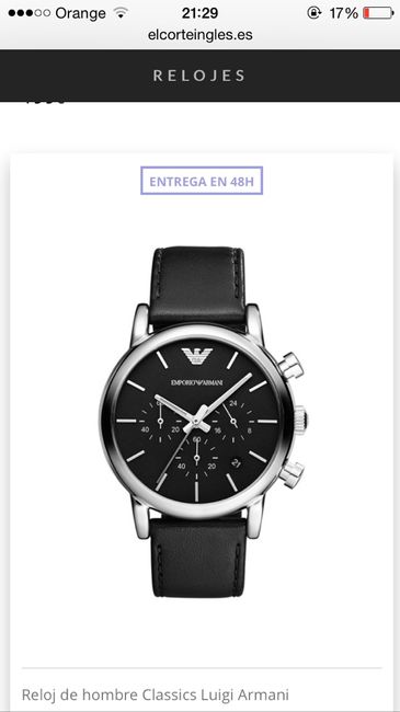 Qué reloj habéis regalado a vuestro futuro marido??? - 1