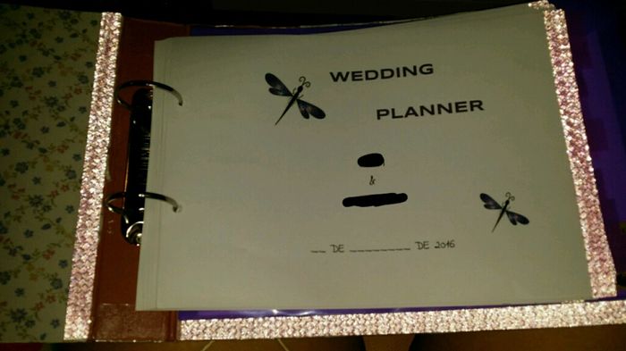 Mi agenda  de boda,  mi primera manualidad - 2