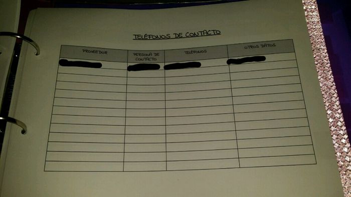 Mi agenda  de boda,  mi primera manualidad - 3