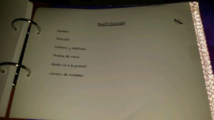 Mi agenda  de boda,  mi primera manualidad - 6