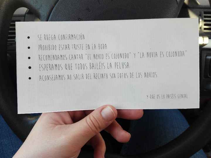 Ya tengo la primera prueba de las invitaciones!!!! - 2