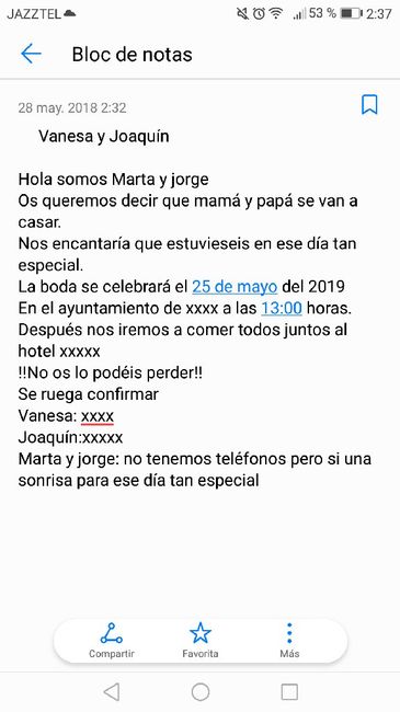 Invitaciónes - 1