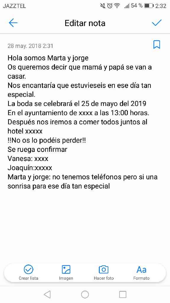 Invitaciónes - 1
