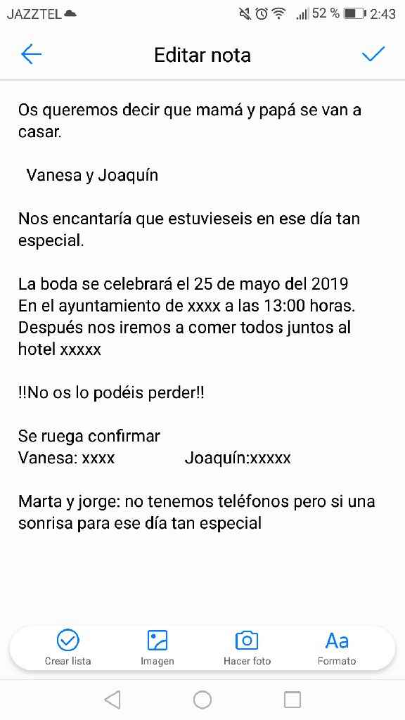 Invitaciónes - 1