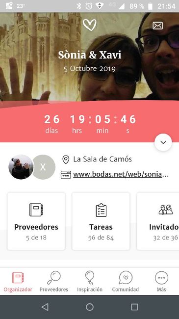 ¿Cuántos días, horas, minutos y segundos faltan para el gran día? 😍 - 1