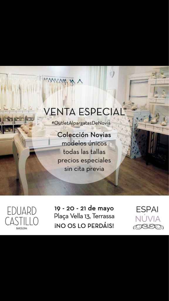 Oultet de cuñas de novia en barcelona - 1