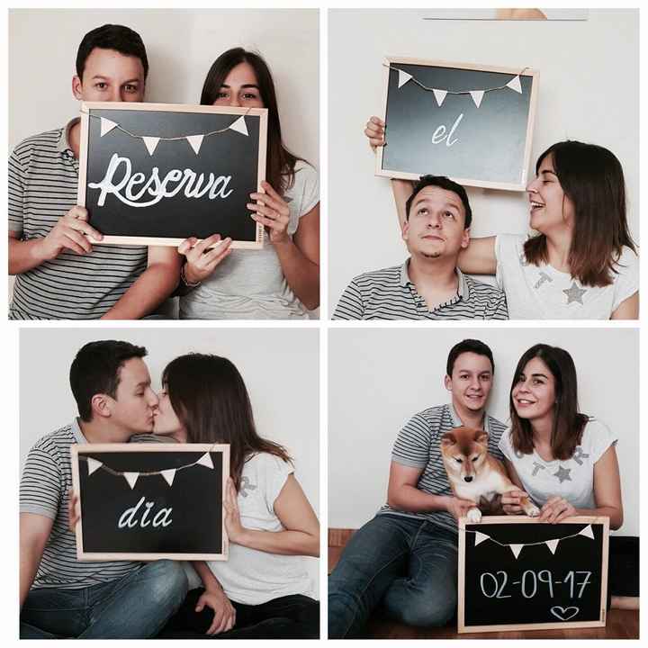 Save the date casero - 1