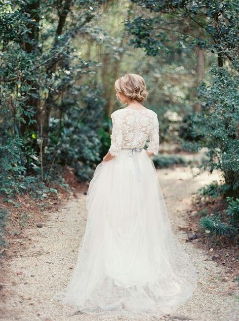 Vestido de novia hecho por una modista - 3