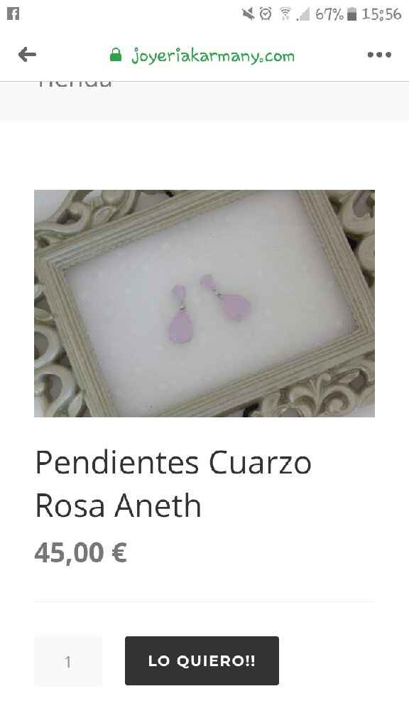 Pendientes novia - 2