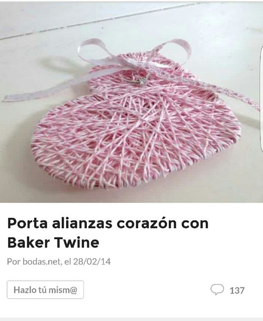 Cojín anillos y caja de arras... - 1