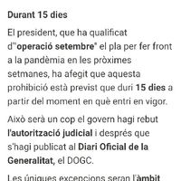 Nuevas restricciones en Cataluña - 1