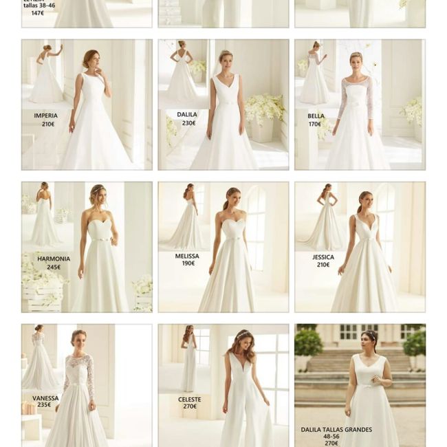 Vestido de novia a medida presupuesto entre 700-800€ en Madrid - 1