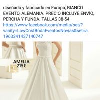 Vestido de novia a medida presupuesto entre 700-800€ en Madrid - 2