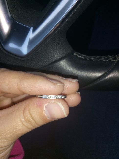 Anillo de compromiso/pedida - 1