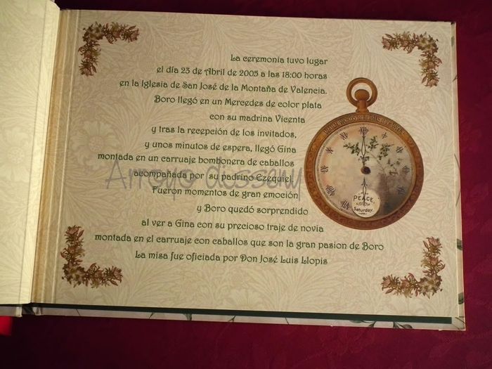 Datos ceremonia