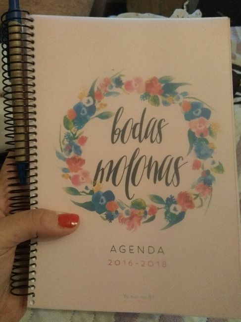 Por fiiiin mi agenda!!! - 1