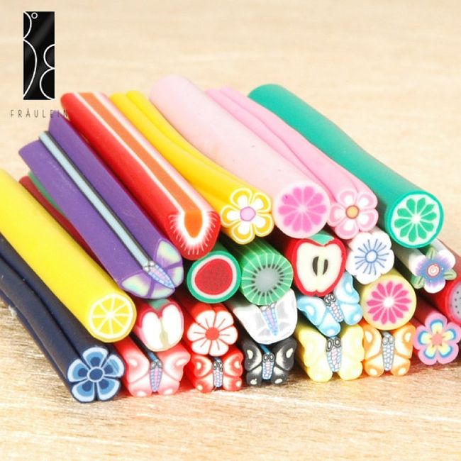 Mis barritas de fimo para alfileres