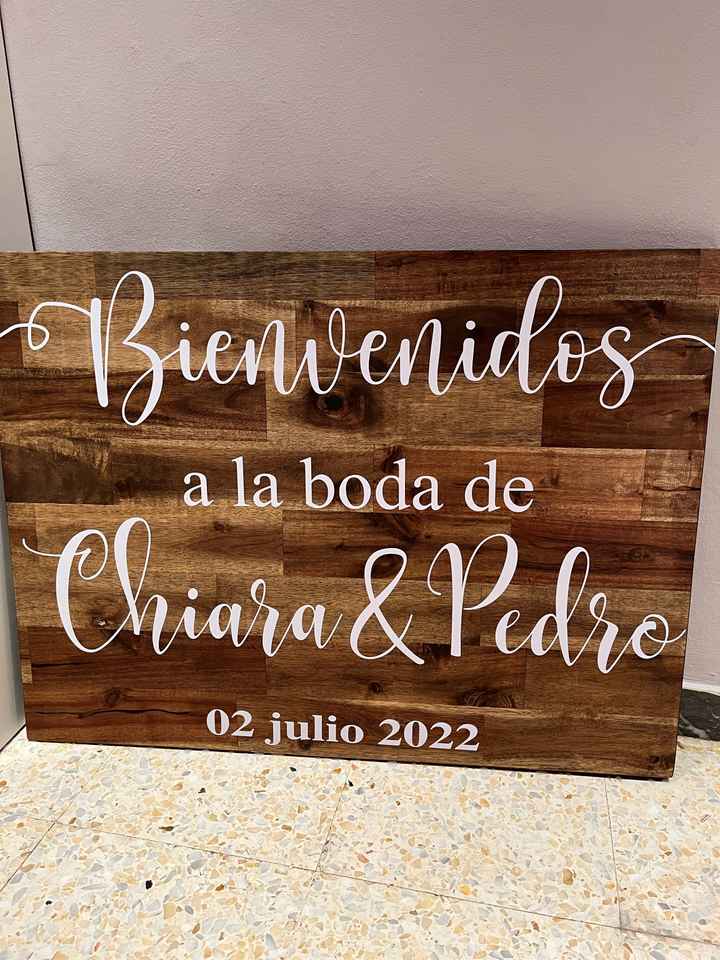 Cartel bienvenida - 1