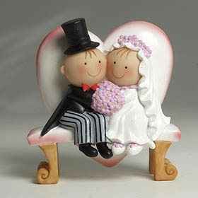 novios de tarta