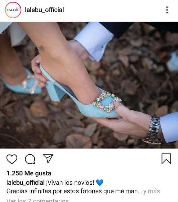 Zapatos de novia de colores 1