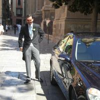 llegando a la iglesia