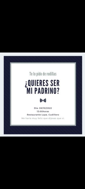 ¿Quién hará contigo el pasillo de entrada a la ceremonia? - 1