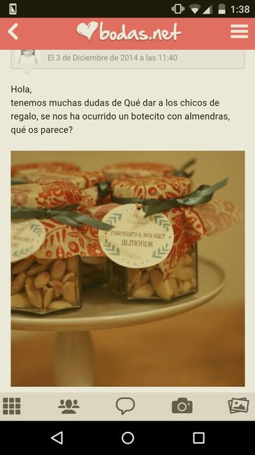 detalle almendras de una forera