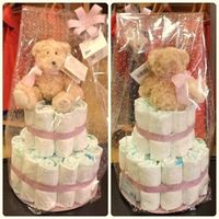 Tarta pañales rosita