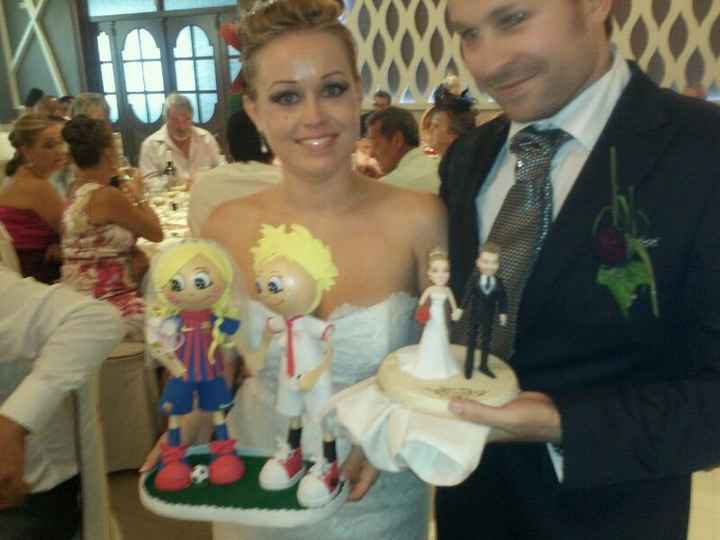 nuestros muñecos de la boda
