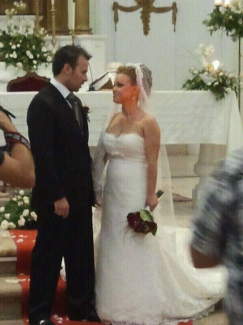 en el altar