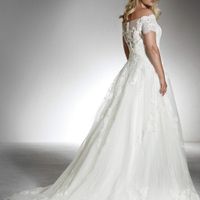 Vestido novia talla grande - 1