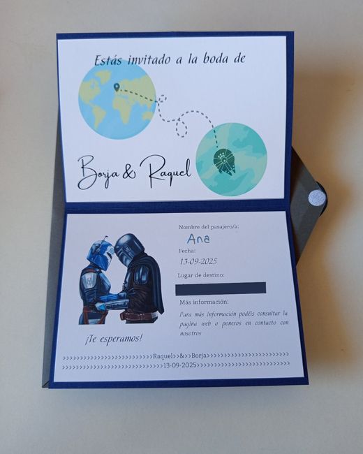 Invitaciones Star Wars 7