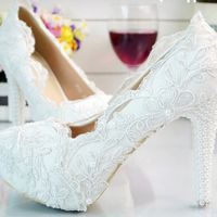 Donde encontrar zapatos altos y blancos - 2