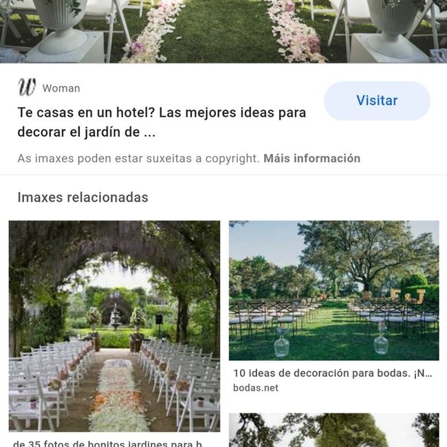 Necesito asesoramento de sitios de Galicia  para boda estilo americana 1