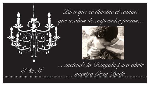tarjeta bengalas grande