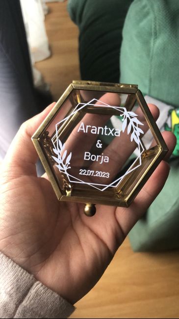 Porta alianzas, ¿casero o comprado? 2