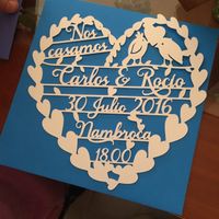 Invitaciones corte laser - 1