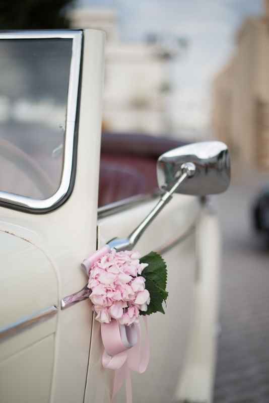 Coche de boda clásico